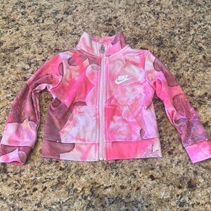 Nike Pink Blend Tie-Dye Full-Zip Jacket